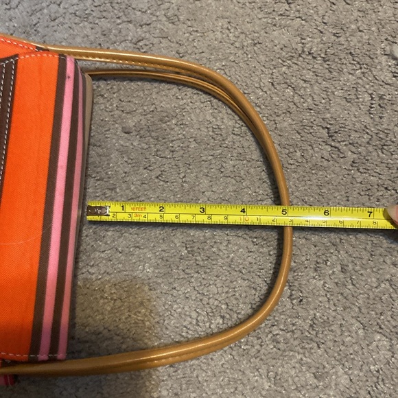 Kate Spade Small Canvas Striped Purse - Picture 9 of 12